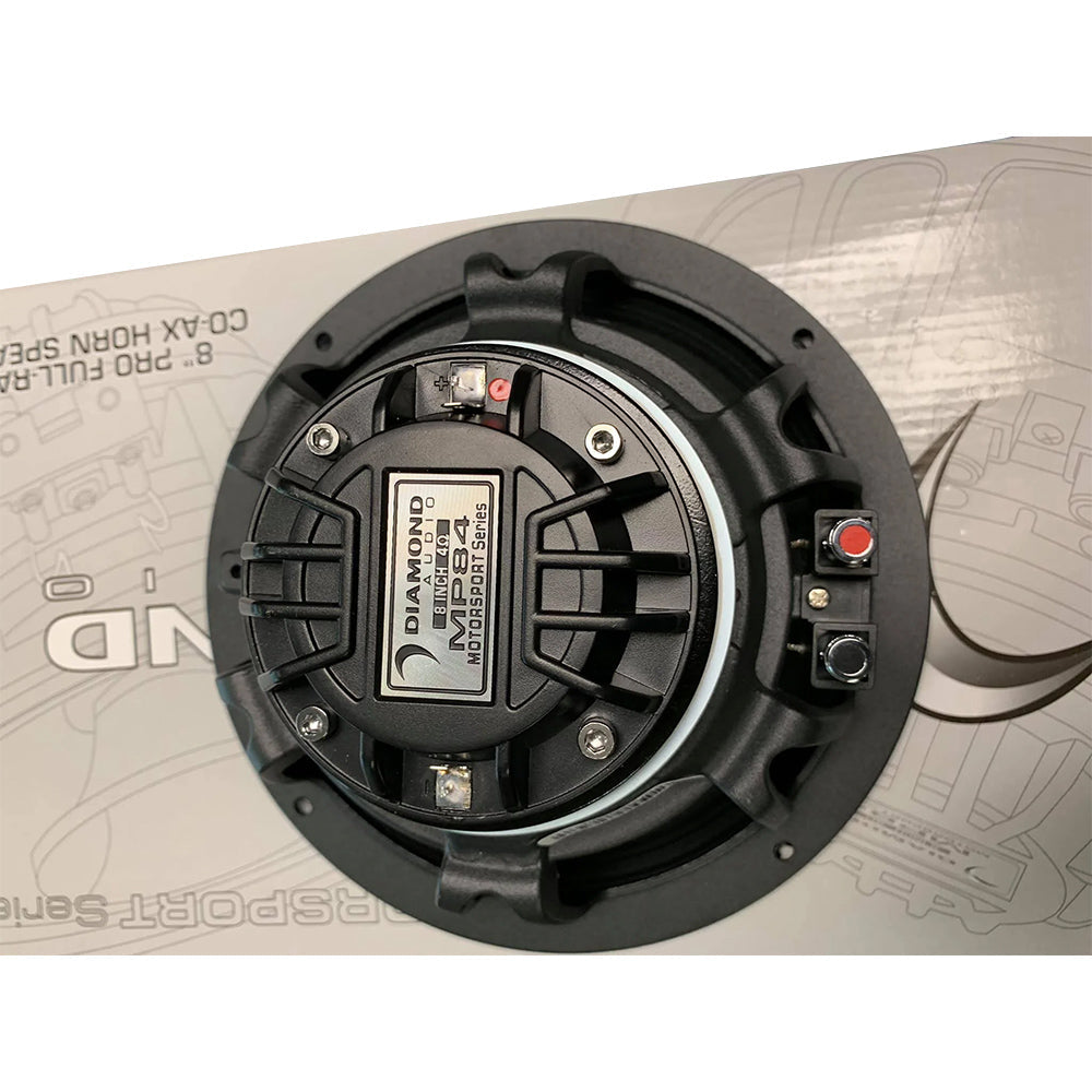 Diamond Audio MP84 MP Series 8" 200W RMS (400W Peak Power Handling) PRO Full-Range Coaxial Horn Speaker