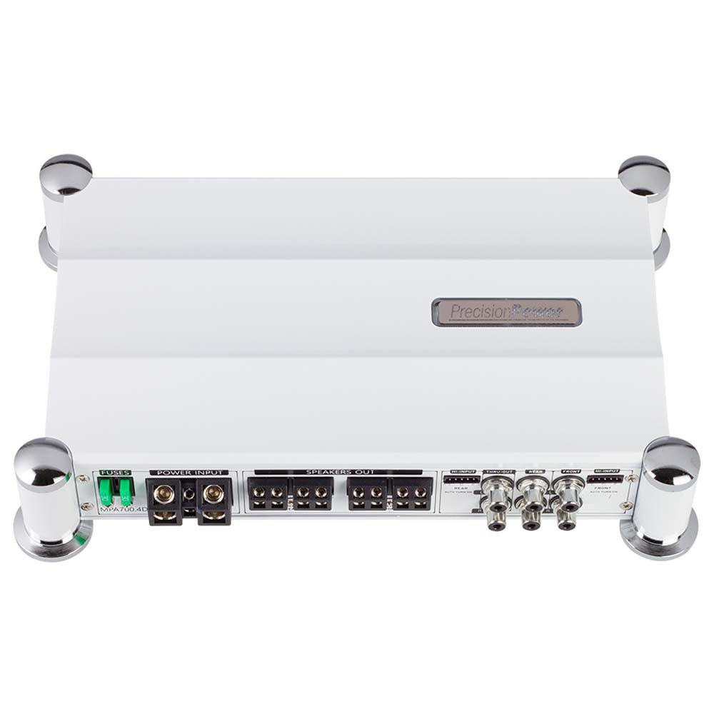 Precision Power MPA700.4D 700W RMS ATOM Series Water-Resistant Class D 4-Channel Amplifier