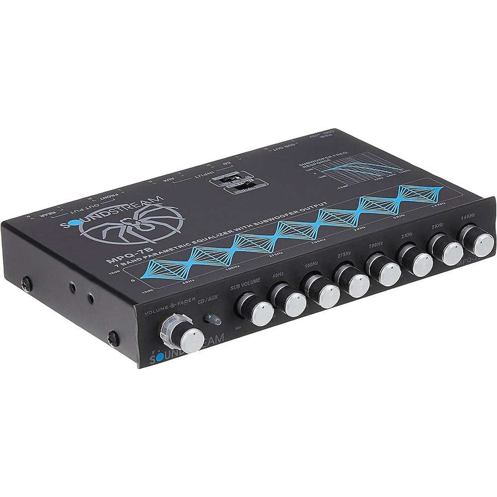Soundstream MPQ-7B 7-Band Parametric Equalizer with Independent Subwoofer Level Control
