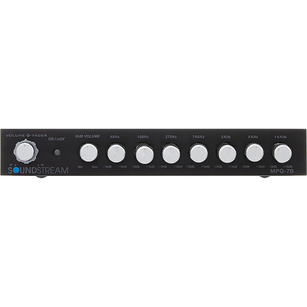 Soundstream MPQ-7B 7-Band Parametric Equalizer with Independent Subwoofer Level Control