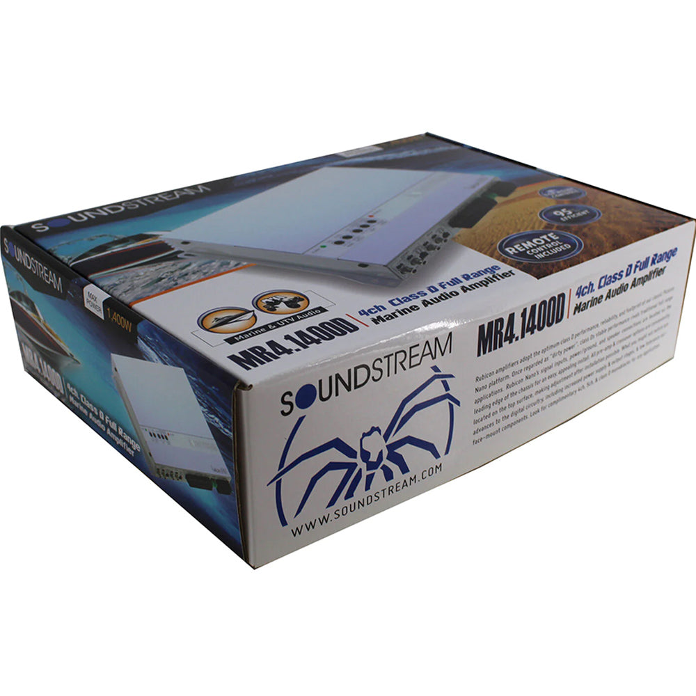 Soundstream MR4-1400D 1,400 Watt 4 Channel Marine Amplifier