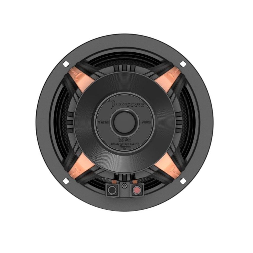 Diamond Audio MS65NEO 300W Peak (150W RMS) 6.5″ MS Series Midrange Coaxial Car Speakers