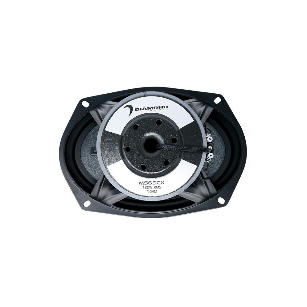 Diamond Audio MS69CX 1000W Peak (250W RMS) 6"x9" MS Series 2-way Coaxial Speakers