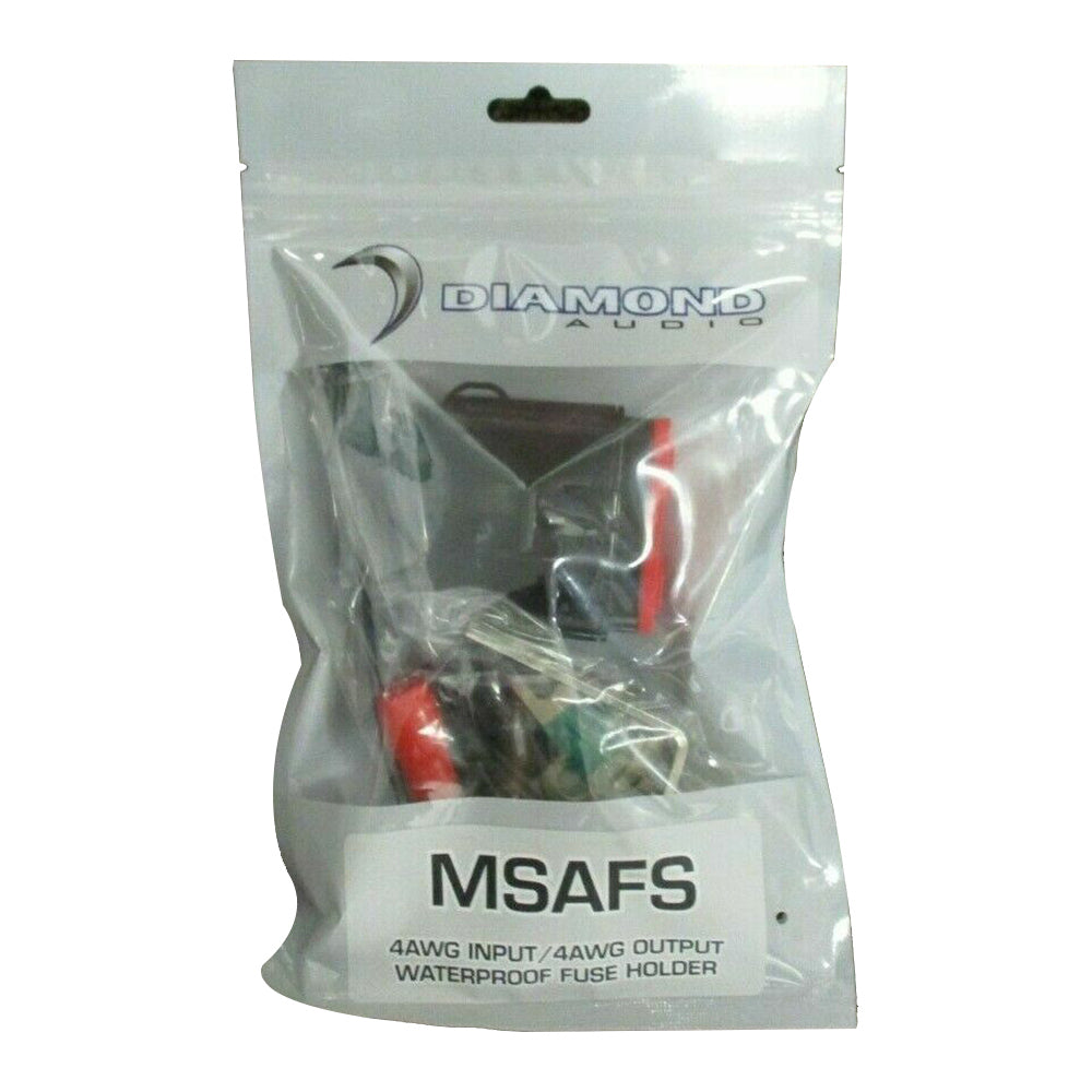 Diamond Audio MSAFS Fuse Holder 4AWG Input 4AWG Output Waterproof
