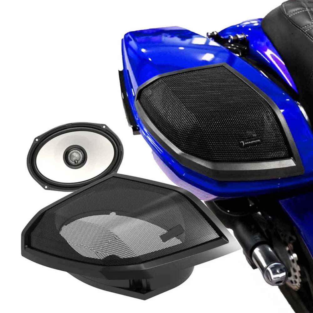 Diamond Audio MSHXM692LK24 2024+ Harley Davidson® Cut-In Lid Kit with HXM69F2 Speakers (2Ω)