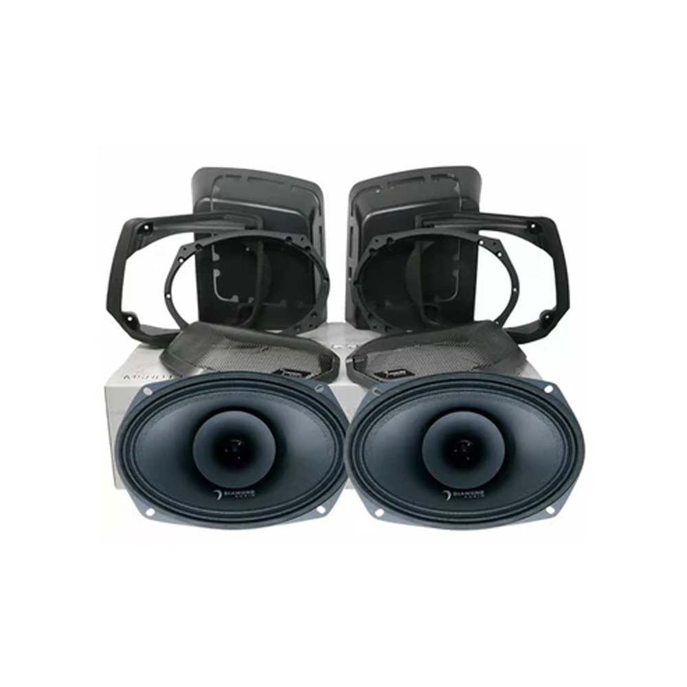 Diamond Audio DA9813RGSP4 (Package Includes MICRO4V2, MP652, DHDRG13, MSMP692LK13, MSPWHR, DHDMCA, '98-'13 ROAD GLIDE)