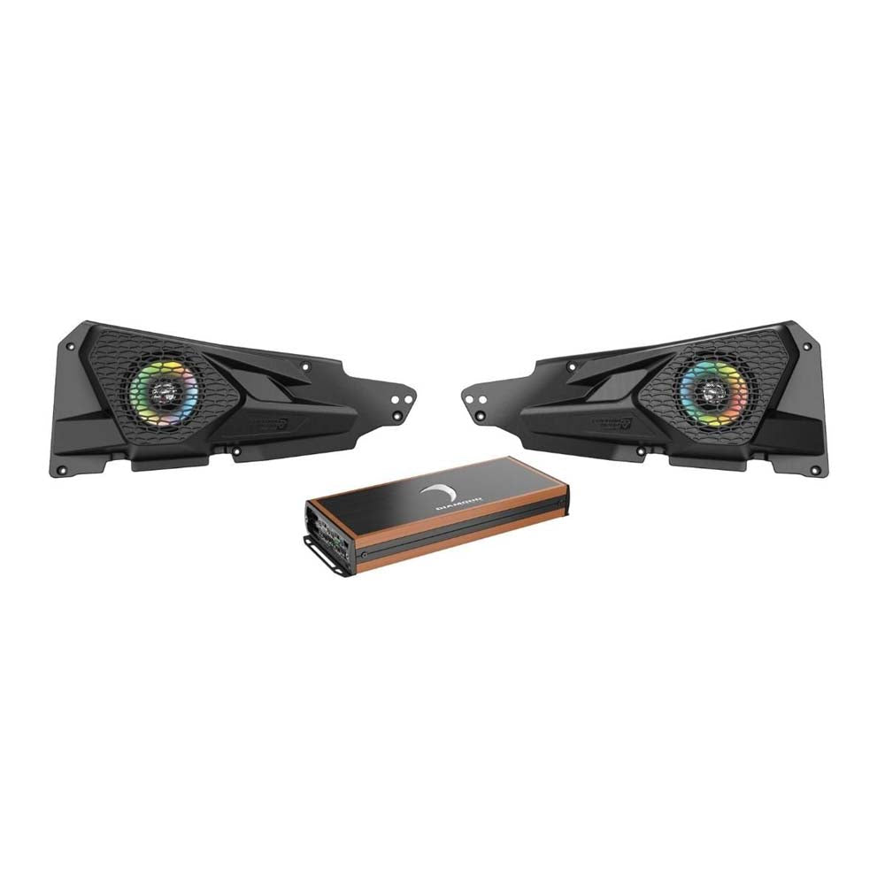 Diamond Audio MSRZRKD12 2014+ RZR© 2DR / 4DR 6.5" 2-Way Power Sports All Weather Coaxial Speaker 2-Channel Full Range Class D Amplifier