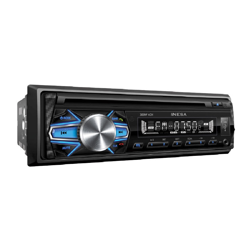 NESA NCD-101B Single DIN CD Player with 32GB USB Playback, AUX & Bluetooth 3.0
