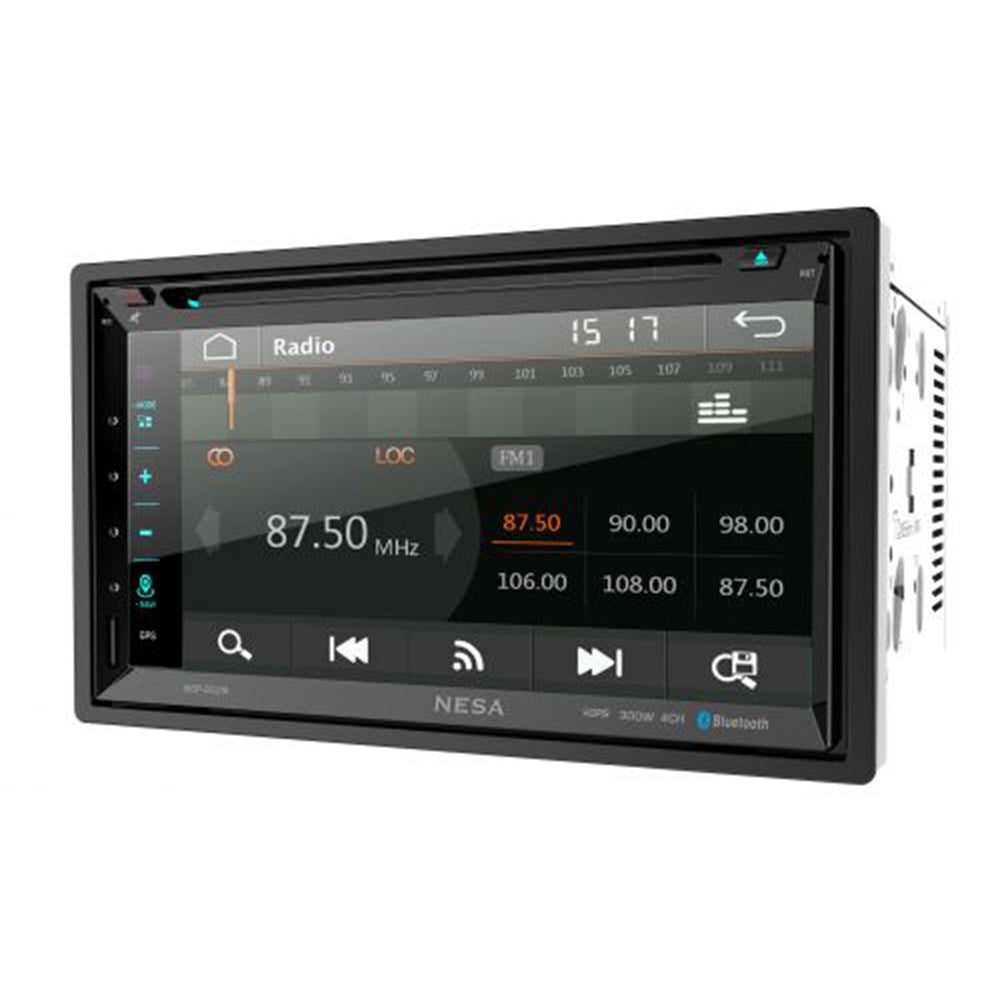 NESA NSP-652N 2-DIN Multimedia Source Unit with iGo Powered GPS Navigation & Android PhoneLink