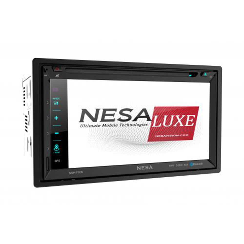 NESA NSP-652N 2-DIN Multimedia Source Unit with iGo Powered GPS Navigation & Android PhoneLink