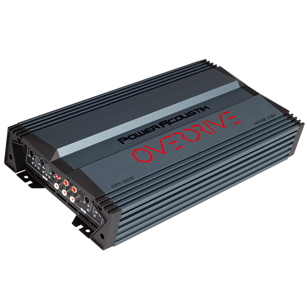 Power Acoustik OD4-1800 1800 Watts Max Power 4-Channel Class A/B Full Range Car Amplifier