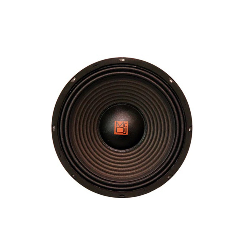 MR DJ PA110 10 Inch 400W 30 Oz. 8-Ohms Dual Magnet Universal Pro Pa/Dj Raw Woofer Subwoofer