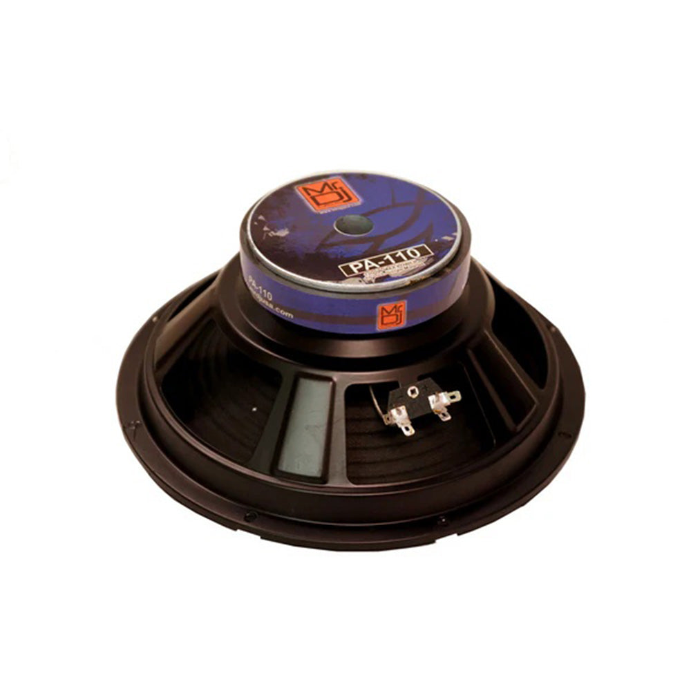MR DJ PA110 10 Inch 400W 30 Oz. 8-Ohms Dual Magnet Universal Pro Pa/Dj Raw Woofer Subwoofer