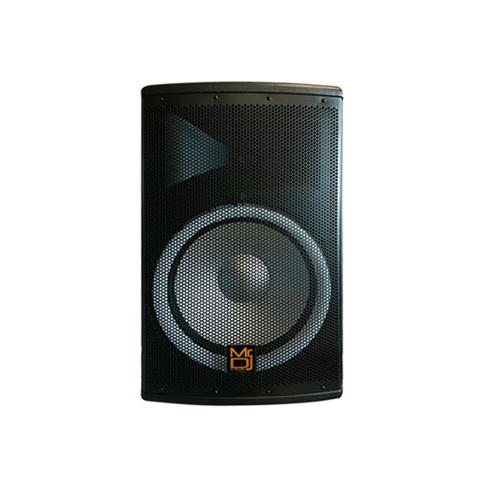 MR DJ PBX4500PKG 15" 2-Way Pa Dj 4500W Active Powered Bluetooth Karaoke Speaker Led Lighting & Passive Speaker + Speaker Stands & Cable