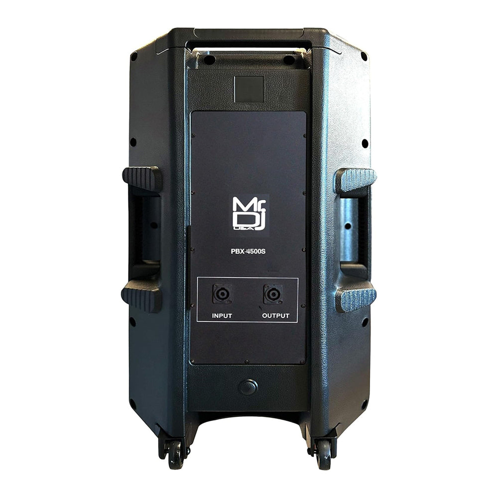 MR DJ PBX4500S 15" 2-Way PA DJ 4500W Passive Speaker LED Lighting