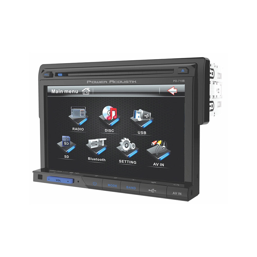 Power Acoustik PD-710B 7 Inch LCD Touchscreen CD/DivX InDash Receivers