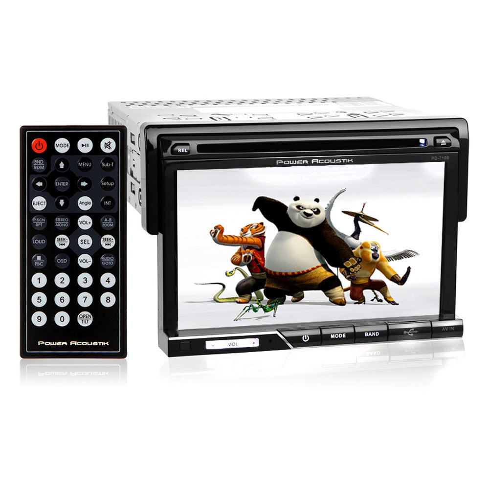 Power Acoustik PD-710B 7 Inch LCD Touchscreen CD/DivX InDash Receivers