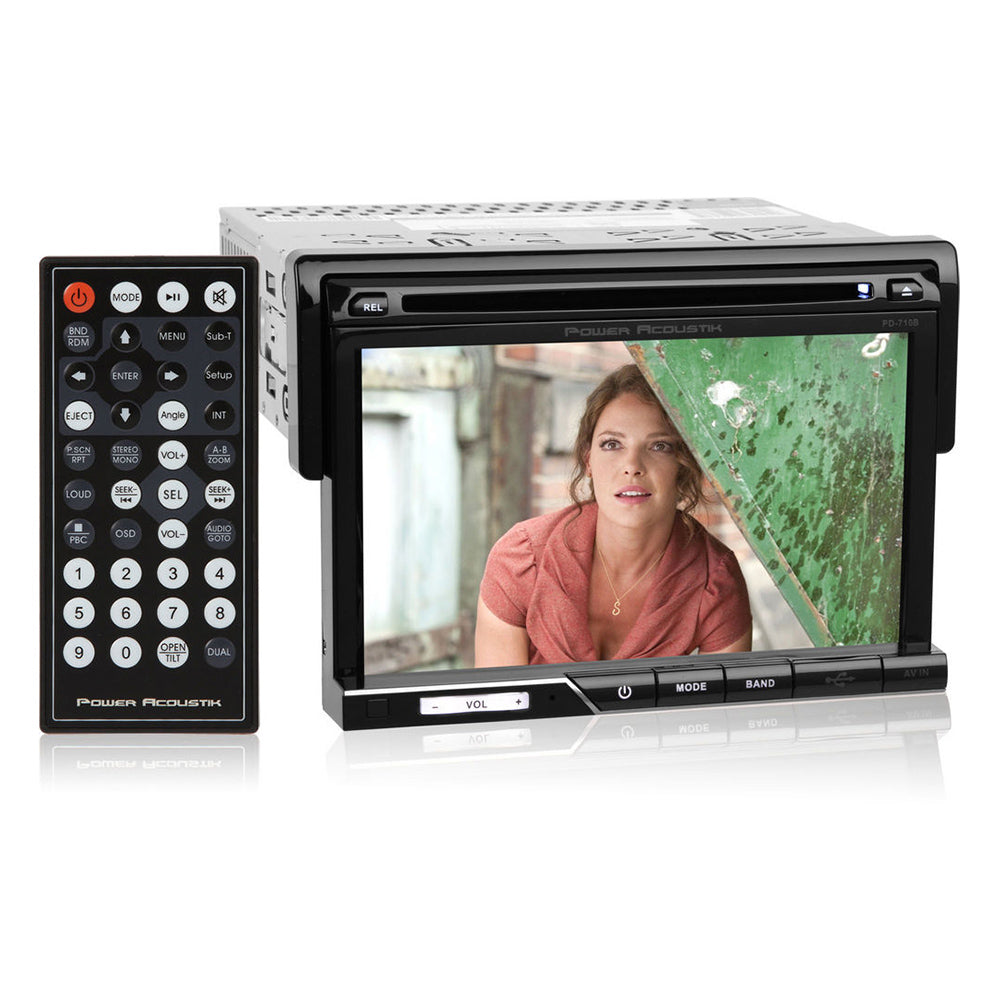 Power Acoustik PD-710B 7 Inch LCD Touchscreen CD/DivX InDash Receivers