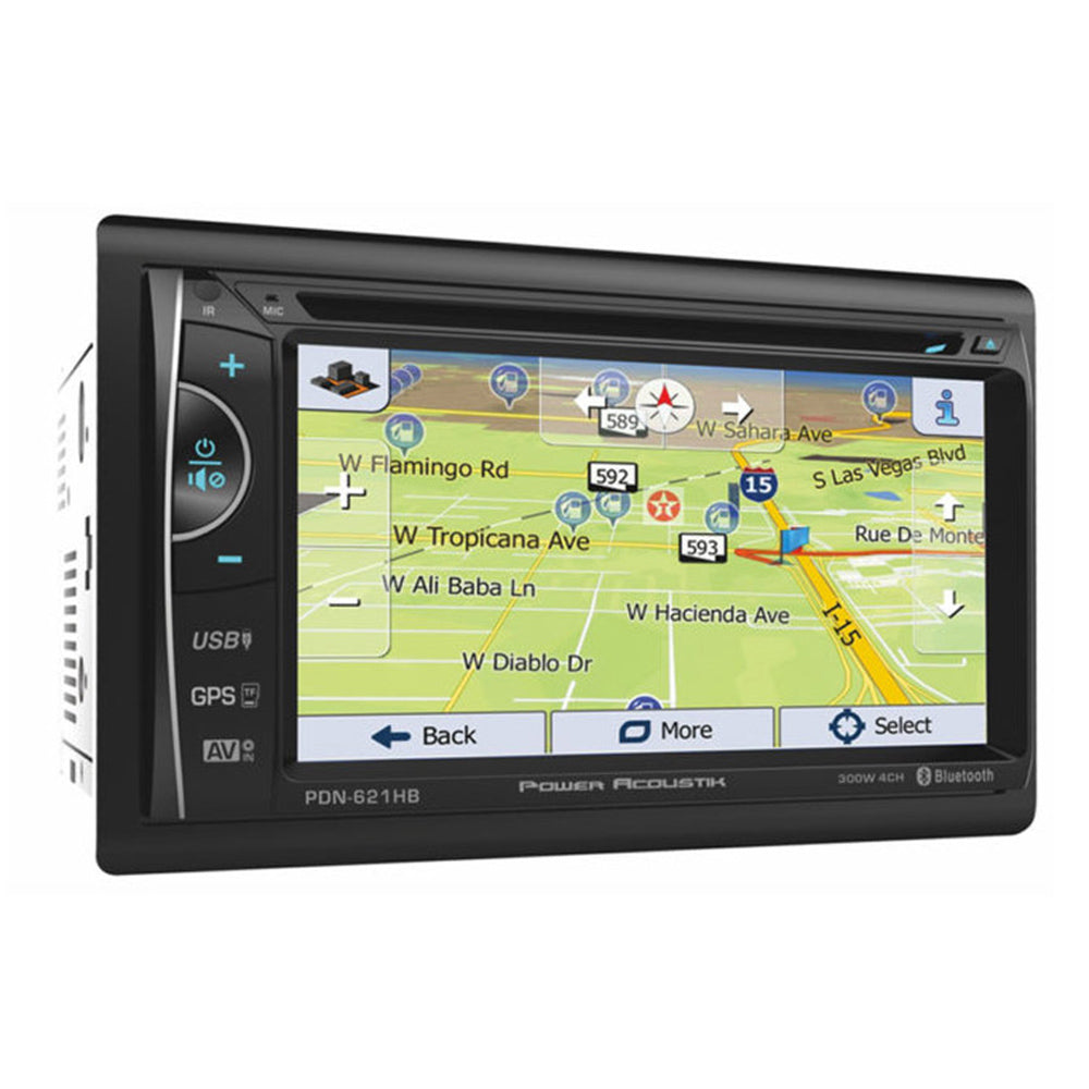 Power Acoustik PDN-621HB Double DIN Bluetooth In-Dash Receiver
