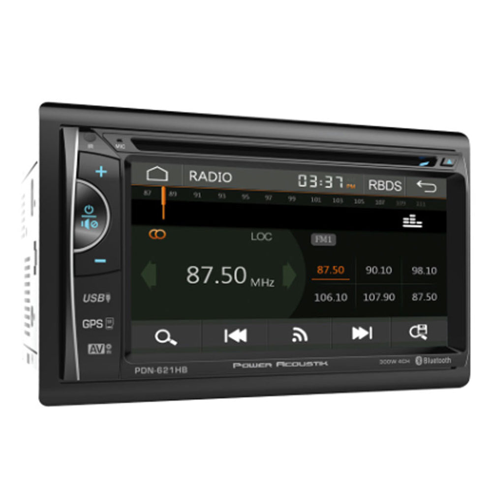 Power Acoustik PDN-621HB Double DIN Bluetooth In-Dash Receiver