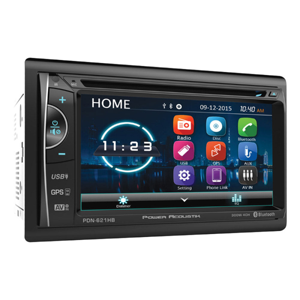 Power Acoustik PDN-621HB Double DIN Bluetooth In-Dash Receiver