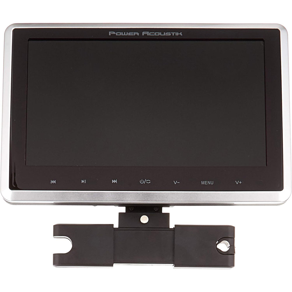 Power Acoustik PHD-101 Single 10.3 Inch LCD Headrest Monitor with Built-In DVD Player Headphone Input, IR Wireless Headphone Connection