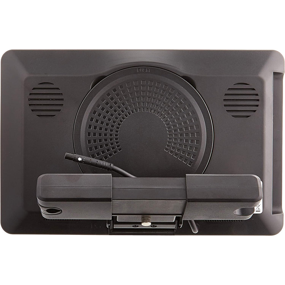 Power Acoustik PHD-101 Single 10.3 Inch LCD Headrest Monitor with Built-In DVD Player Headphone Input, IR Wireless Headphone Connection