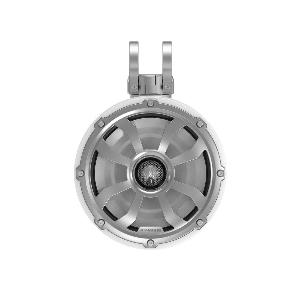 Diamond Audio POD8F4W 700W Peak (350W RMS) 8" 2-way Marine Tower Speaker Pod