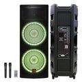 MR DJ PRO215LED 5500W Pro Pa Dj Dual 15” 3-Way Powered/Active Live Sound Loud Speaker