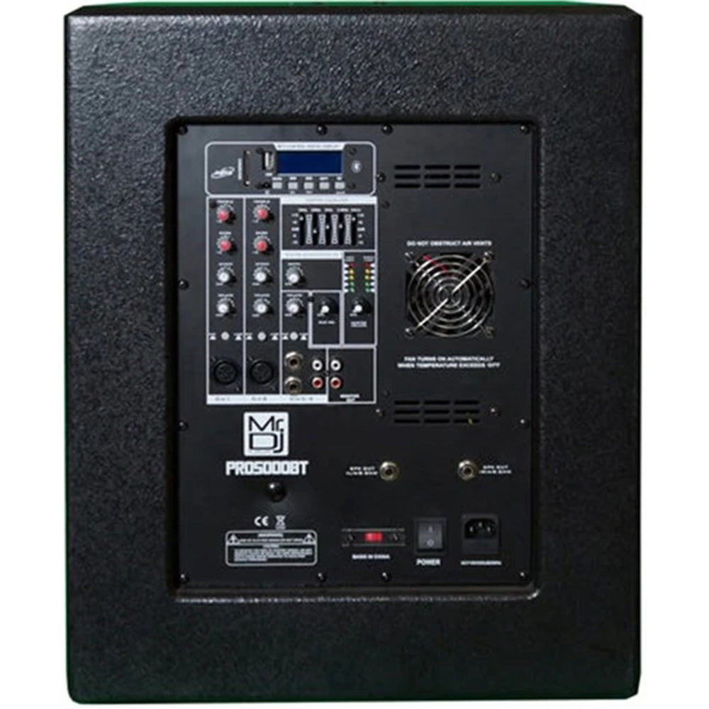 MR DJ PRO5000BT 15 Inch Active Subwoofer