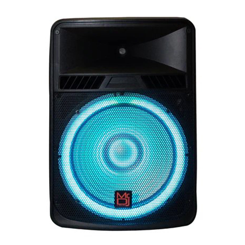 MR DJ PROBAT118 18" Pro Pa Dj 4000 Watts Active Rechargeable Portable Speaker