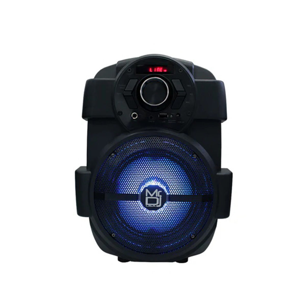 MR DJ PSE65BT 6.5 Inch Active Speaker With Bluetooth & Fm Radio & Mp3 Player, Eq, With Built In 4 Hours Rechargeable Battery