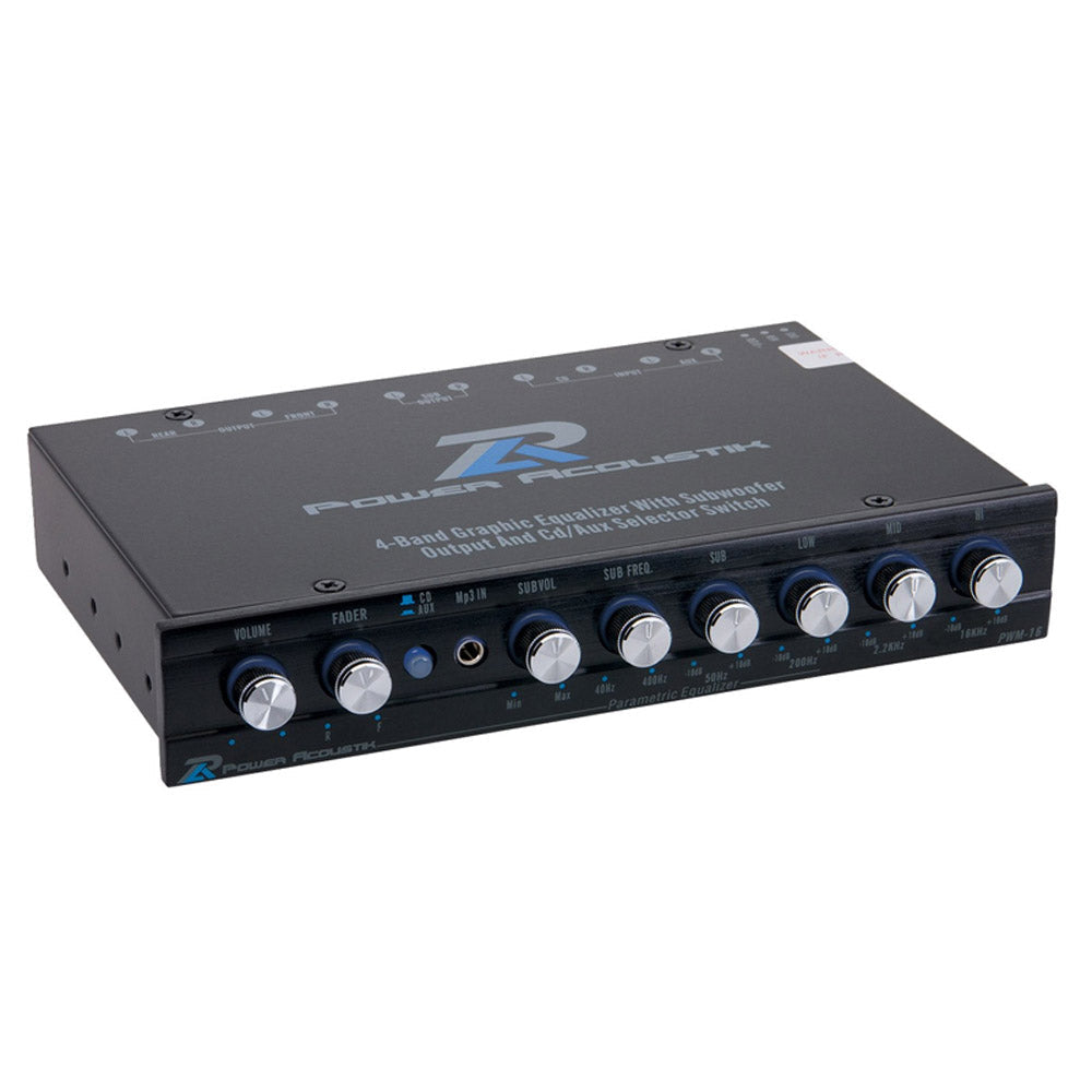 Power Acoustik PWM-16 4-Band Parametric Equalizer