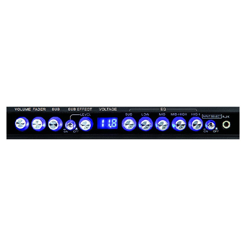 Power Acoustik PWM-5V 5-Band Parametric Equalizer with Subwoofer Control