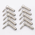 MR DJ QAM10 10 Pcs 1/4 Inch Angle Male Plug
