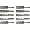 MR DJ QMH10 Large Barrel 6.35mm 1/4" Male Mono TS Head Cable Mount Connector