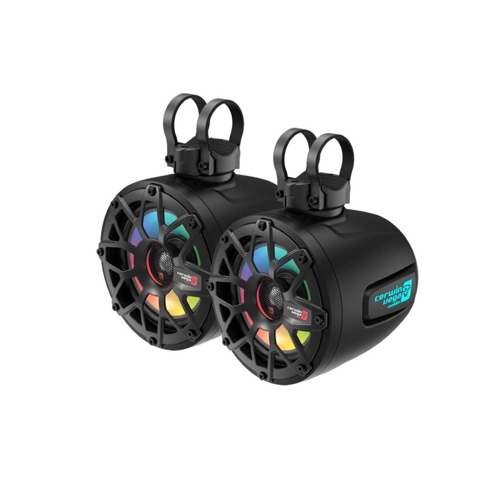 Cerwin Vega RPMX3KD3 2017+ Can Am Maverick X3/X3 Max Complete Speaker Kit with 6 Ch Digital Amplifier 10” Sealed Marine Subwoofer, CMR3 Media Audio Player and 6.5” Tower Speaker System