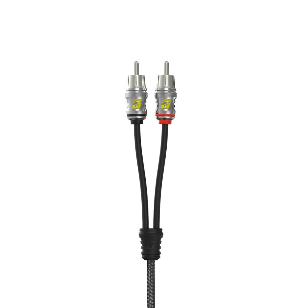 Cerwin Vega RS17 STROKER 2-channel RCA cable 17ft. dual twisted, black metal ends