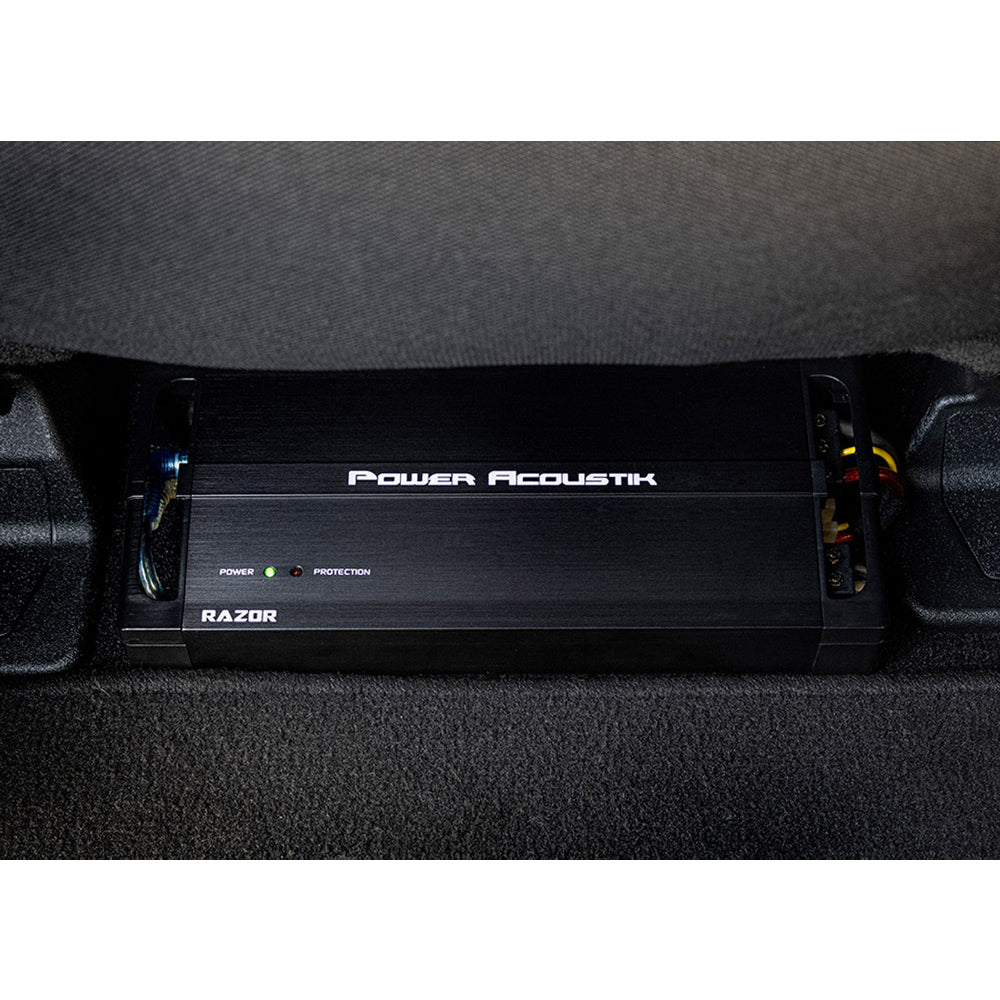 Power Acoustik RZ1-2300D Razor Series 2300W Max Power 1-Channel Monoblock Full Range Class-D Car Amplifier