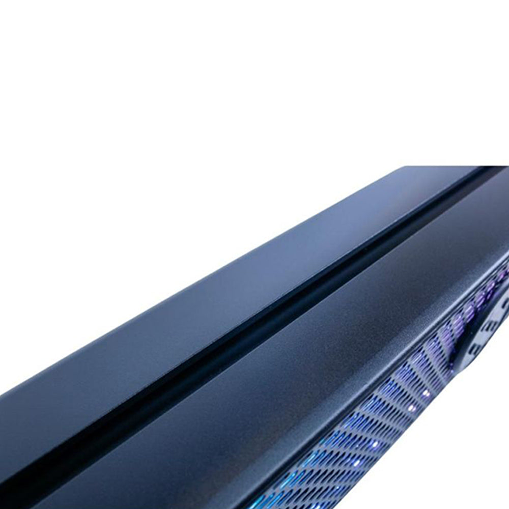 Diamond Audio SB3LED34 34” 10-Speaker Marine Bluetooth Amplified Sound Bar with Radiator and LED Lights