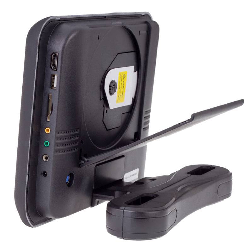Soundstream SHAD-9H Single 9 Inch LCD Screen Headrest Monitor, Built-In DVD Player, Works With Active Headrest Systems