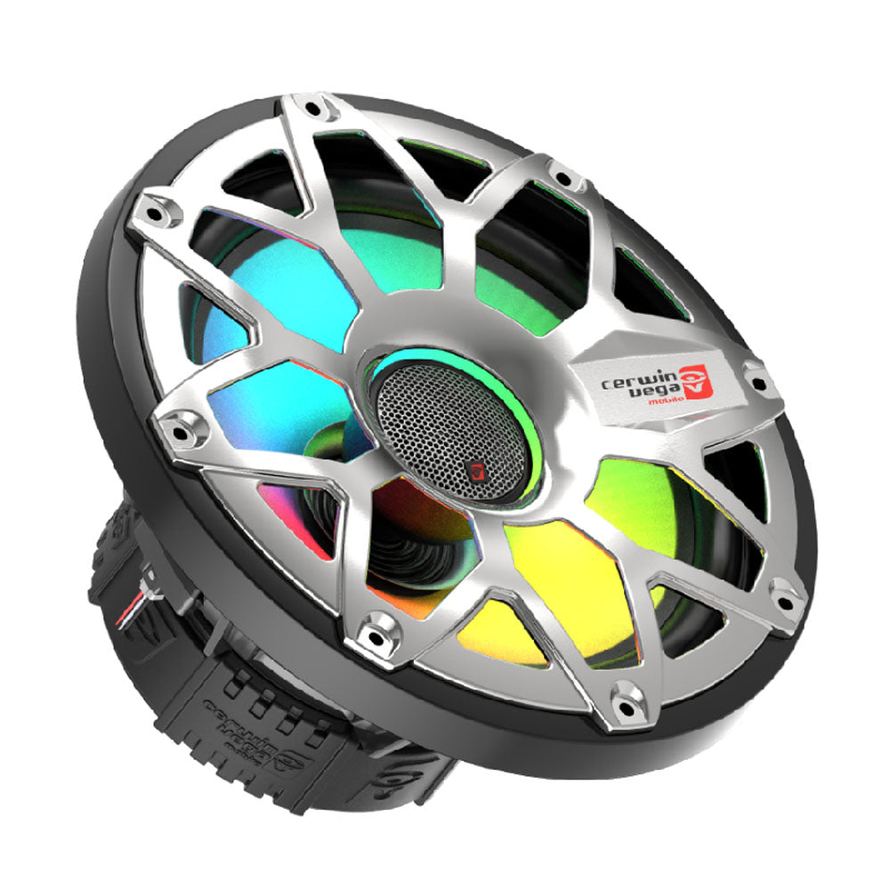 Cerwin Vega SM10F4 SM Series 10” 2-Way Coaxial Speaker with LED Lights Titanium Dome Tweeter