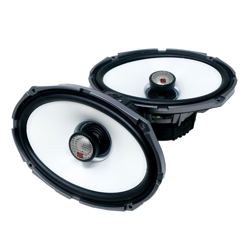 Cerwin Vega SM69F4 600W Peak (300W RMS) 6"X9" SM Series 2-way Marine Coaxial Speakers with RGB LED