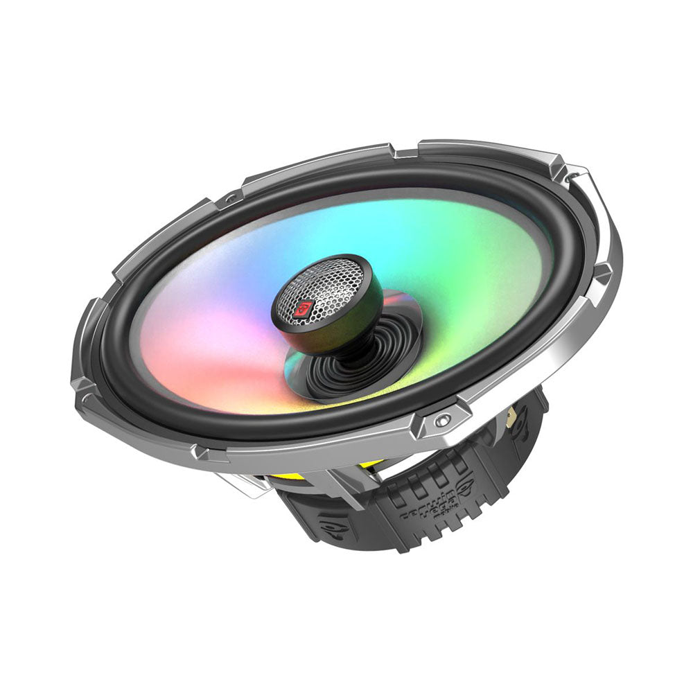 Cerwin Vega SM69F4 600W Peak (300W RMS) 6"X9" SM Series 2-way Marine Coaxial Speakers with RGB LED