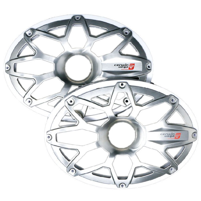 Cerwin Vega SM69FGW RPM Stroker 6" X 9" Flush Mount Speaker Grill, White Pair