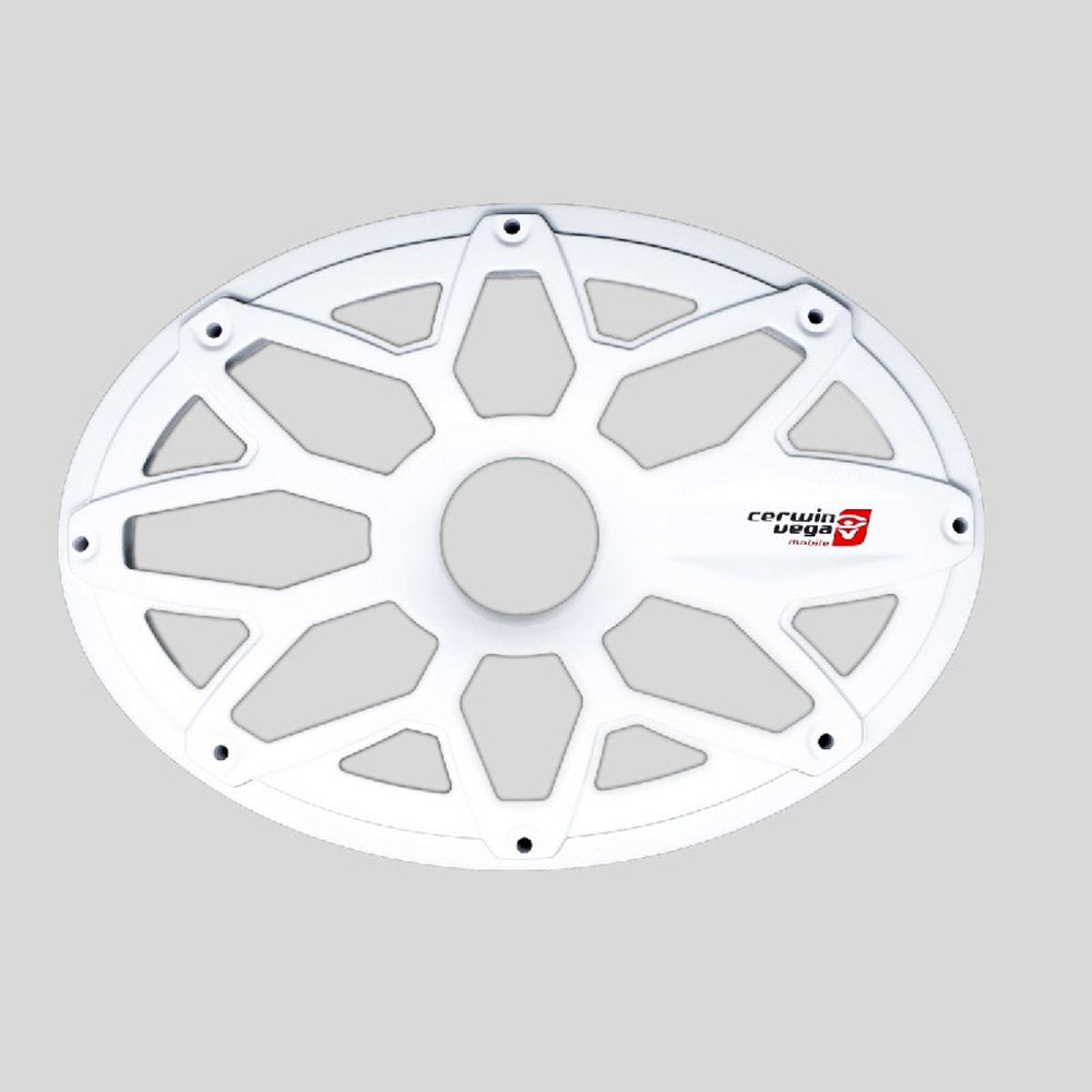 Cerwin Vega SM69FWW 6" X 9" Flush Mount Speaker Steel Grill with Powder Coating White (Pair)