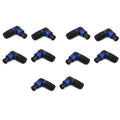 MR DJ SPAM10 10Pcs Speakon Compatible Right Angle PA/DJ Speaker Cable Connector