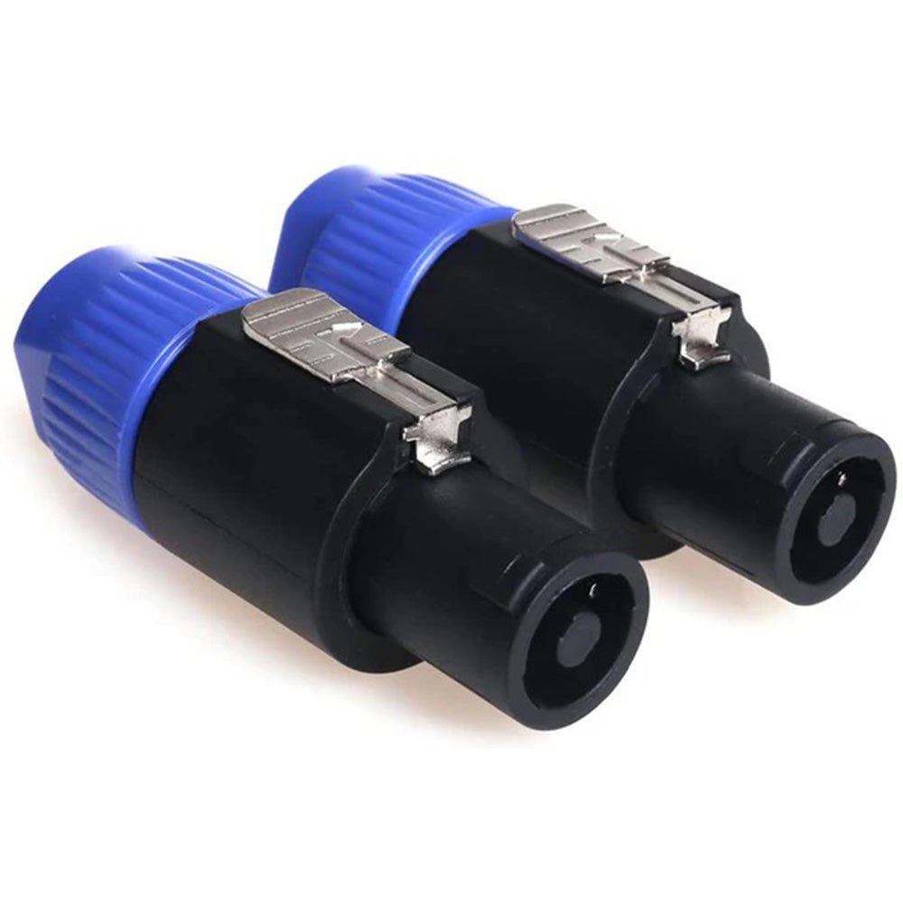 MR DJ SPMH2 2 pcs Speakon Male Head Connector Allows for Speaker Cables