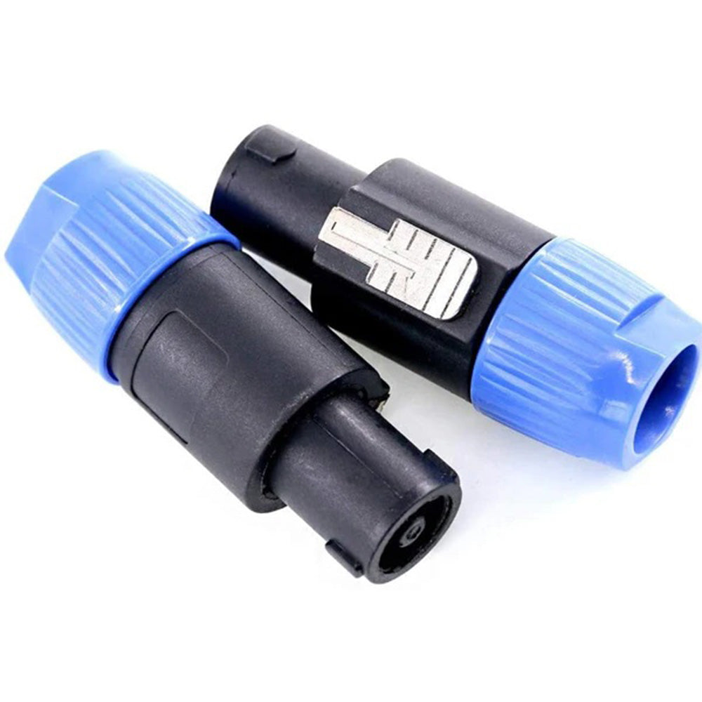 MR DJ SPMH2 2 pcs Speakon Male Head Connector Allows for Speaker Cables