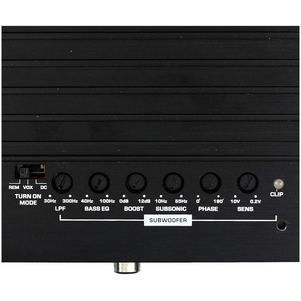 Cerwin Vega SRPM750.1D 750W RMS Class-D Monoblock 2-Ohm Stable Marine Amplifier with Bass Knob Included